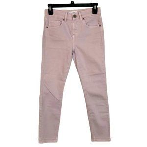Loft Modern Skinny Cropped Raw Hem Jeans Pants size 25